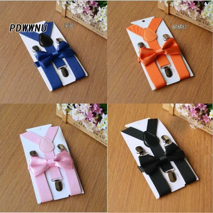 Children Suspender, Suit Tuxedo Adjustable Tie, Party Clothing Accessories