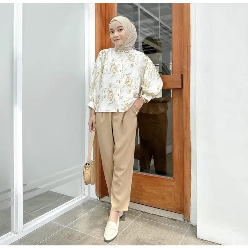 CF - Carlotta Marble Puffy Blouse JUMBO XXL 7