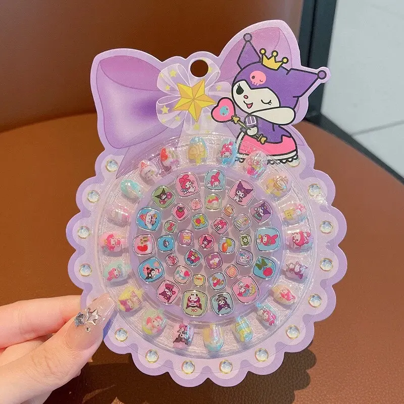 Set dán móng hoạt hình Sanrio cho bé yêu, set dán trang trí móng cho bé gái Làm Nail 2