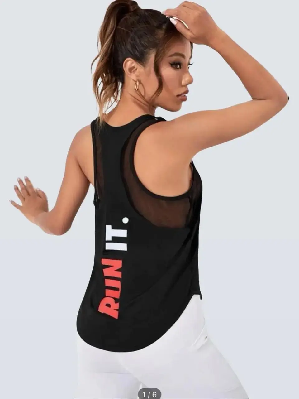 Áo Tank Top Thể Thao Nữ Ba Lỗ Run It Tập Gym Yoga SP/4558