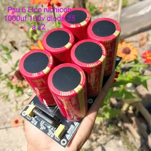 psu 6 elco nichicon 100v 10000 uf lengkap dioda 25 a x2