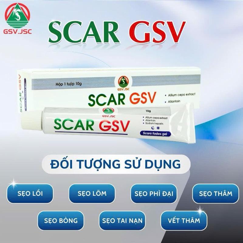 Kem bôi sẹo SCAR GSV mờ sẹo giảm thâm , phòng sẹo lồi sẹo phì đại sẹo thâm Dr Linh Hà 3