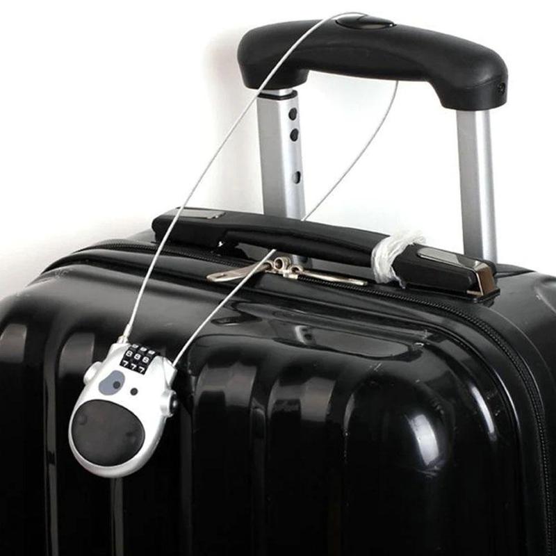 Product Introduction of Steel Wire Retractable Cable Lock for Motorcycle Helmets with Code Combination Security S3Y8 28