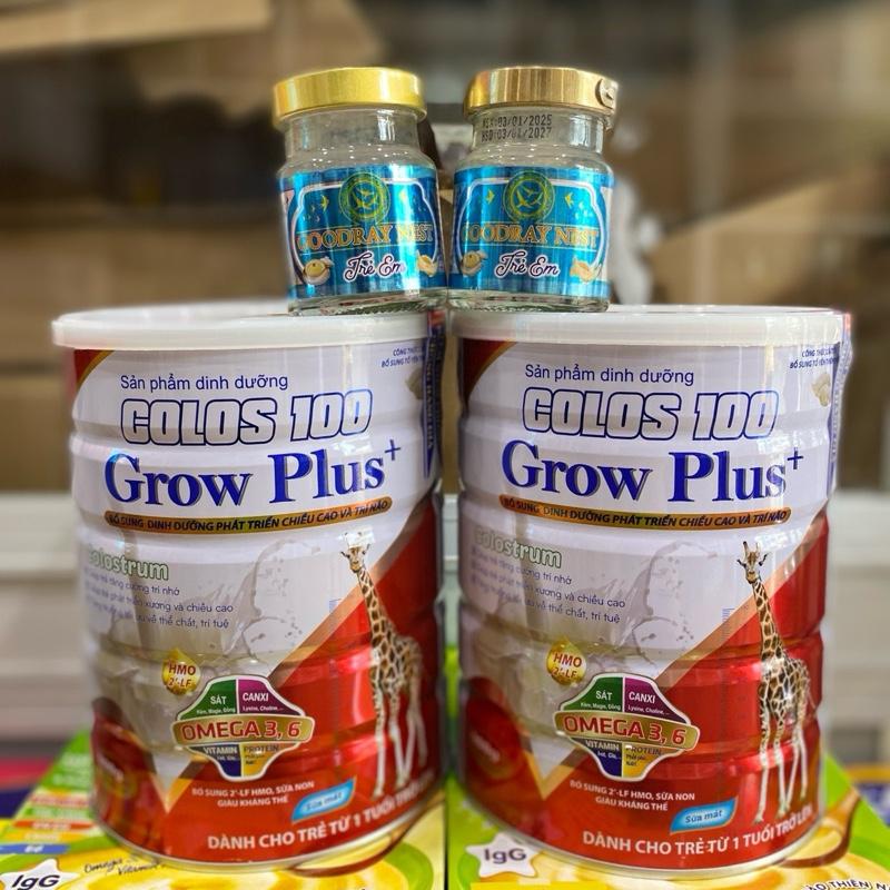 Tặng 2 Lọ Yến 2 lon Sữa Chiều cao trí não Grow plus đỏ   900g suachobe