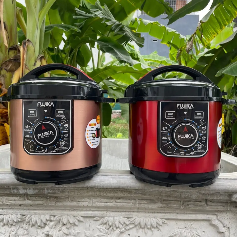 NỒI ÁP SUẤT Đa Năng Fujika 6L Nấu Cơm Nồi Cơm Điện