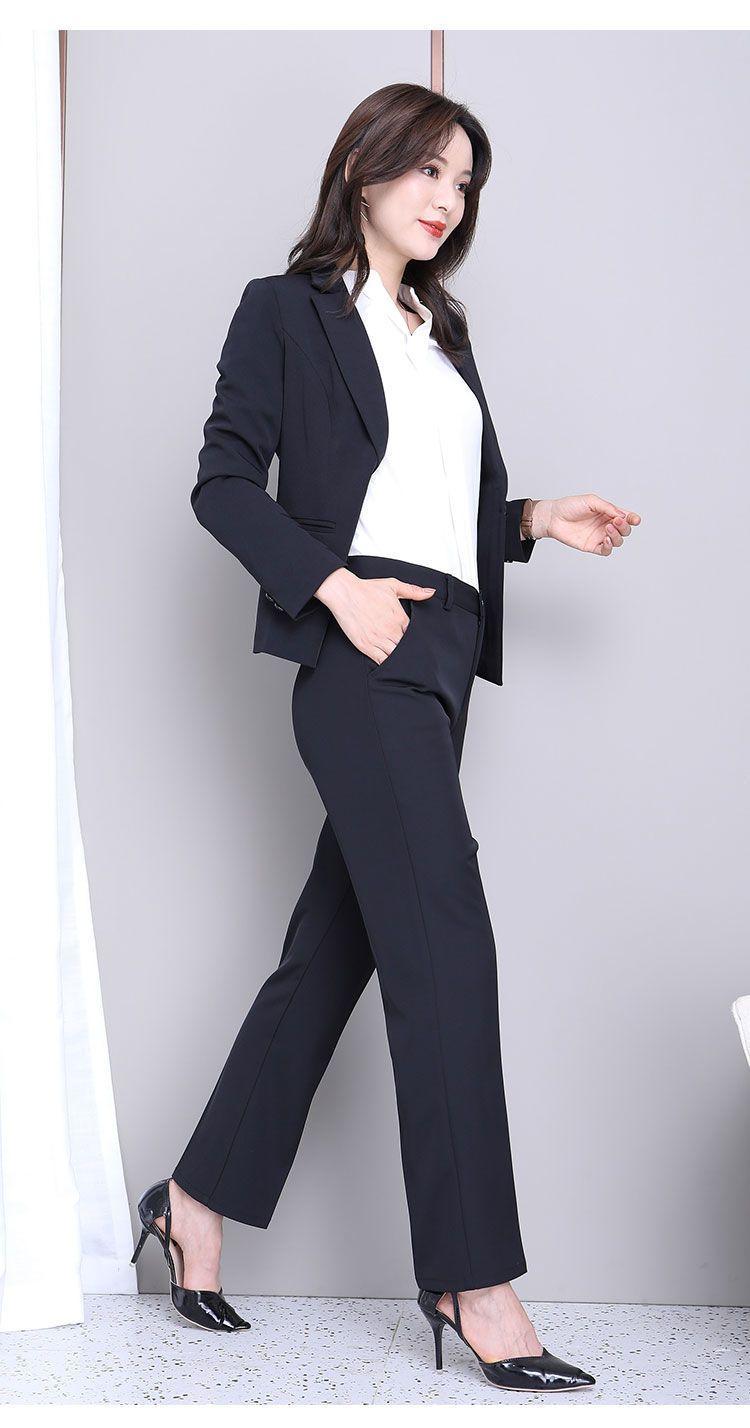 Product Introduction of Quần Dài Trang Trọng, Màu Đen, Dành Cho Nữ, Mùa Xuân Và Mùa Thu, Quần Công Sở Chuyên Nghiệp, Ống Dáng Ôm, Cạp Cao, Dáng Rộng Vừa Vặn, Thắt Nơ Mắt Cá Chân, Quần Phù Hợp, 2024 11