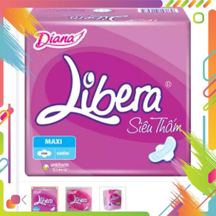 Combo 6 gói băng vệ sinh libera siêu thấm cánh