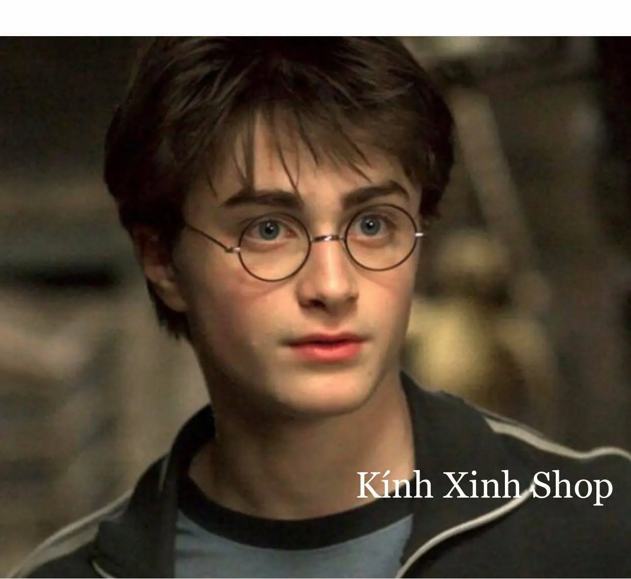 Gọng kính Mắt tròn nhỏ mini Harry Porter - Có thể thay tròng cận