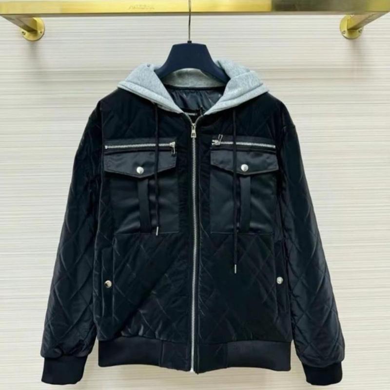 Product Introduction of Áo Phao ĐSQ Trần Trám Phối Mũ Xám Thời Trang Cho Nam - Có Túi, Menswear 5