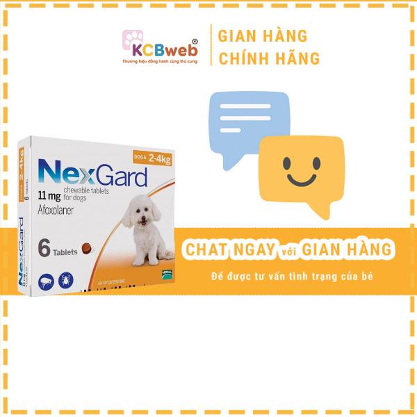 Viên nhai NEXGARD ve, rận, bọ nhảy, bọ chét dành cho chó 3