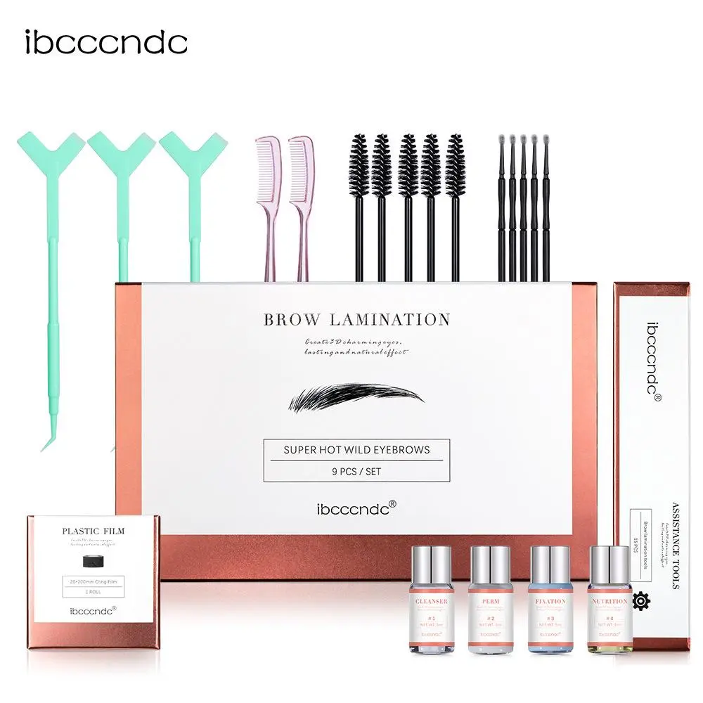 Eyebrow Perming Kit, Eyebrow Perming Cream, Perming Tool, Eye Brow Styling Tool, Professional Makeup Tool for Women