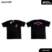 Gambar KAOS PILOTTER LOLIPOP HITAM ORIGINAL UNISEX - PLTR-358 - S dari PILOTTER GANK Kab. Pasuruan 1 Tokopedia