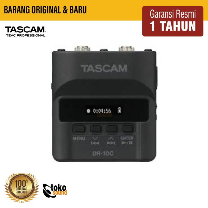 Gambar Tascam DR-10CH Digital Audio Recorder (with Shure Jack - Black dari Tokosound Proaudio Kota Administrasi Jakarta Barat 4 Tokopedia