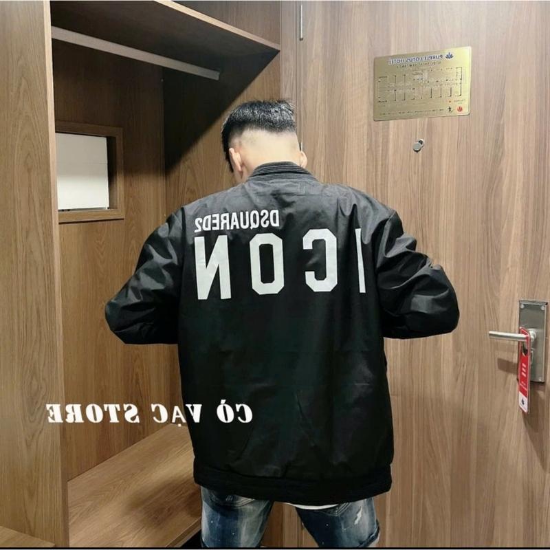 Product Introduction of Áo Gió 2 Lớp DSQ Basic Khóa Bạc Cao Cấp Đủ tem Mác Chuẩn NHư Hình Menswear 21