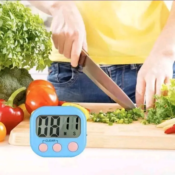 Digital Timer Pengatur Waktu Alarm Masak Stopwatch Kitchen Magnet 5