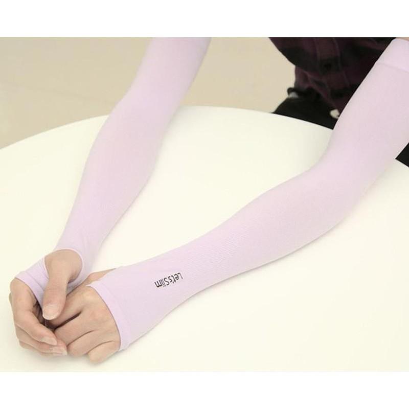 Combo 10 Đôi Găng tay chống nắng xỏ ngón Let's Slim Voi Cao Su 2