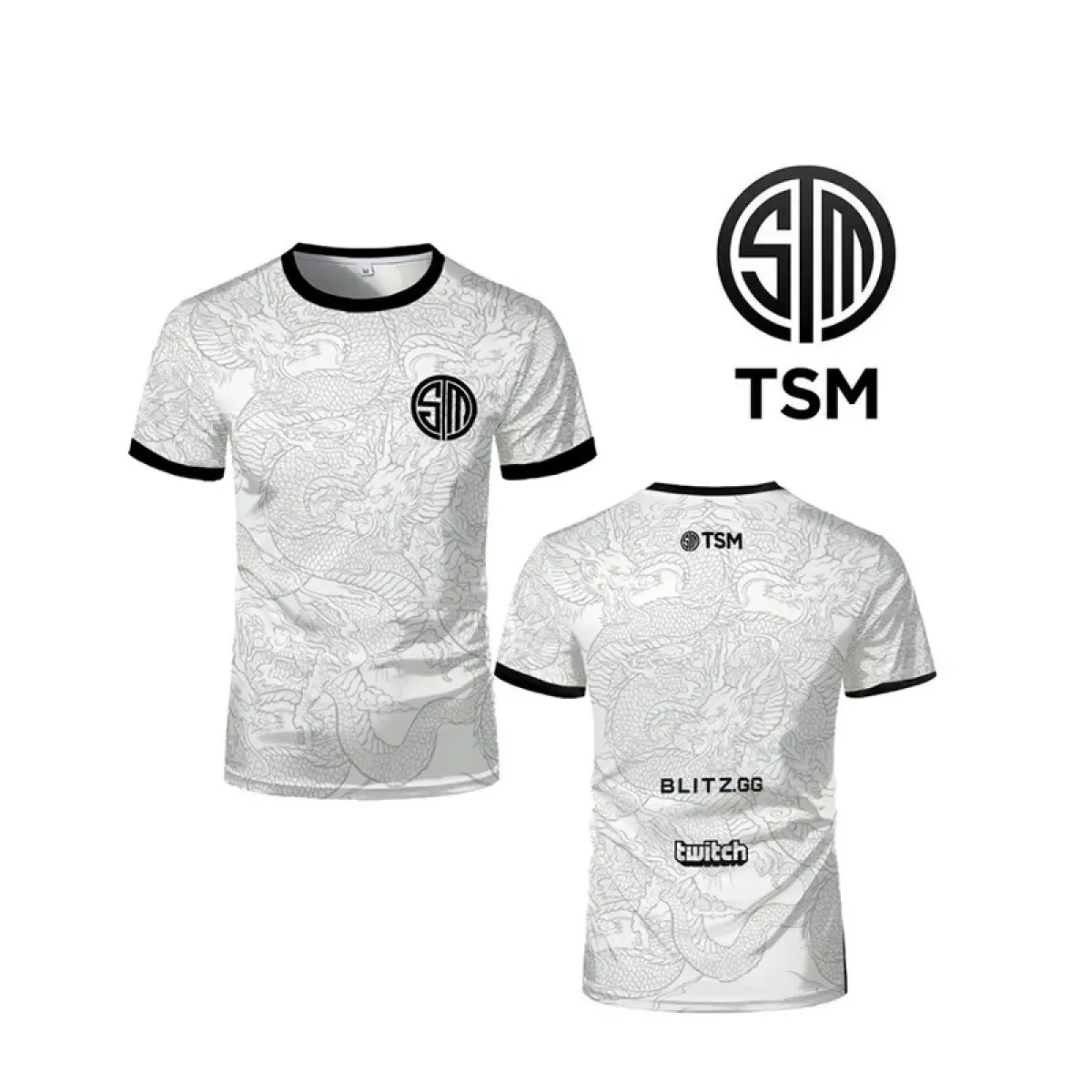 ESports Game Team Tsm Uniform Men T-shirts Breathable Quick Dry Sports Jersey T Shirt Summer Causal Training Boys Clothing Tees