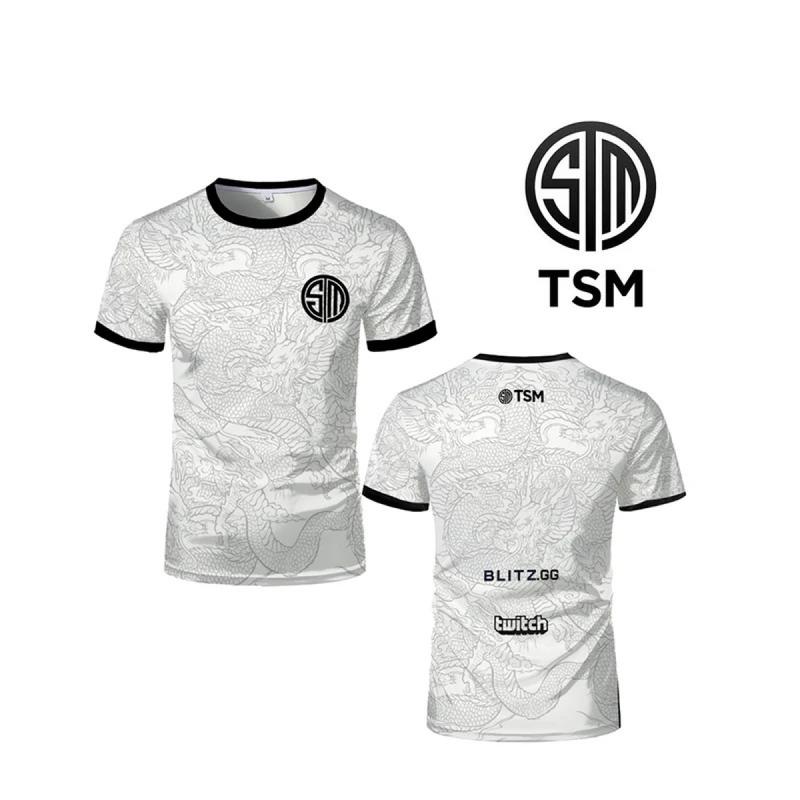 ESports Game Team Tsm Uniform Men T-shirts Breathable Quick Dry Sports Jersey T Shirt Summer Causal Training Boys Clothing Tees 1