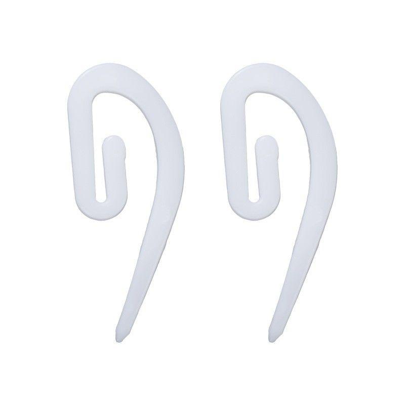 Product Introduction of 50 Pieces Curtain plastic bus hook Korean car hook hook white hook accessories hook accessories cloth hook track 10