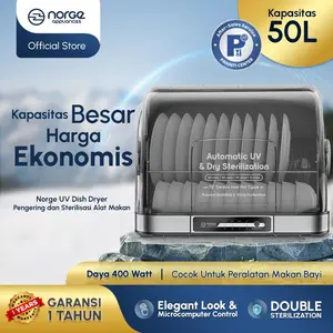 Norge 4 in 1 Table-top UV Dish Dryer 50L 400W | Sterilize Peralatan Makan - Standard