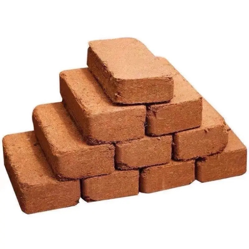 (Combo 5 Xơ Dừa) ￼Combo 5 Viên Nén Xơ Dừa 500 gram đã xử lý, Đất hữu cơ mụn sơ dừa dùng trồng rau xanh cây cảnh