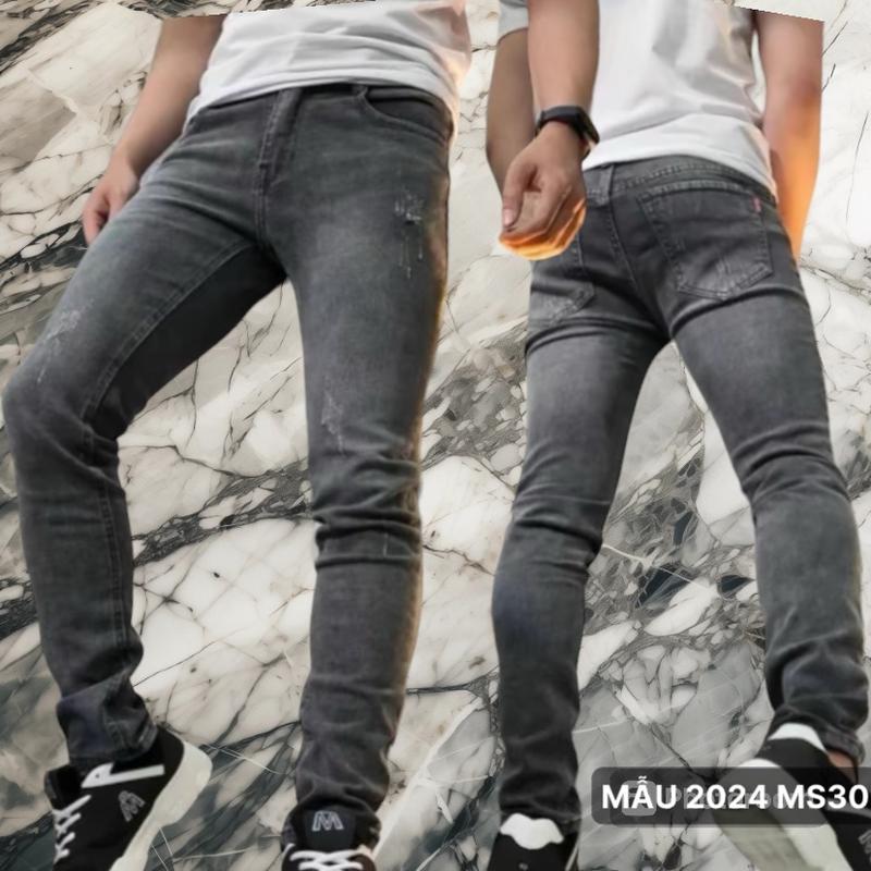 Những mẫu quần jean nam mới 2024,Quần cao cấp chuẩn shop,vải dày,mềm,Co giãn nhẹ 4 chiều,không xù lông không phai màu