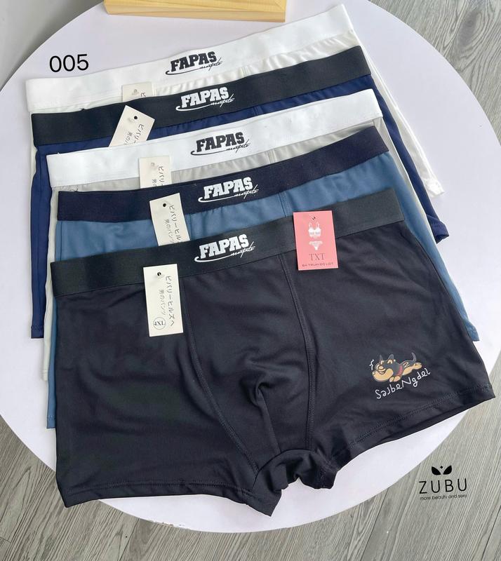 '' 005 '' Quần đùi nam hình fapas ( set 5 quần ) Menswear Boxer