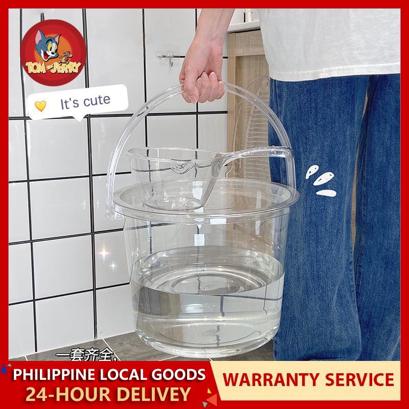 Minimalist Home buddies-Transparent Timba Plastic Bucket Timba - TikTok ...