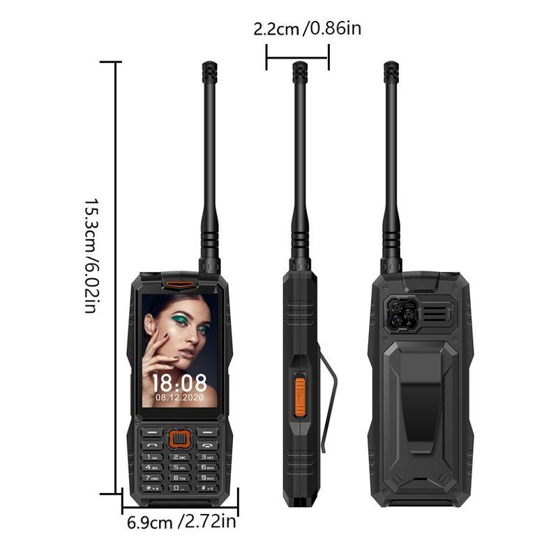 3.5 Inch 2G Unlock Cell Phone, Long Term Standby Button Phone with Flashlight Support FM, MP3, MP4, GPRS, Senior Mobile Phone 1