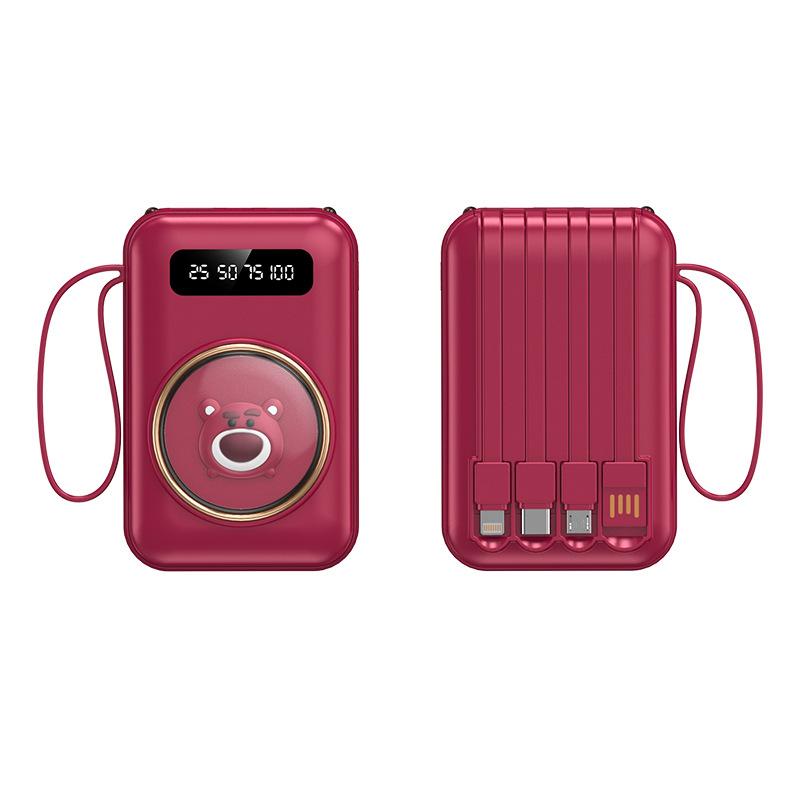 Pin Sạc Dự Phòng Mini, Thiết Kế Sáng Tạo Hoạt Hình, Dung Lượng Lớn 20000mAh, Sạc Cầm Tay Sạc Nhanh, Quà Tặng Tùy Chỉnh 1