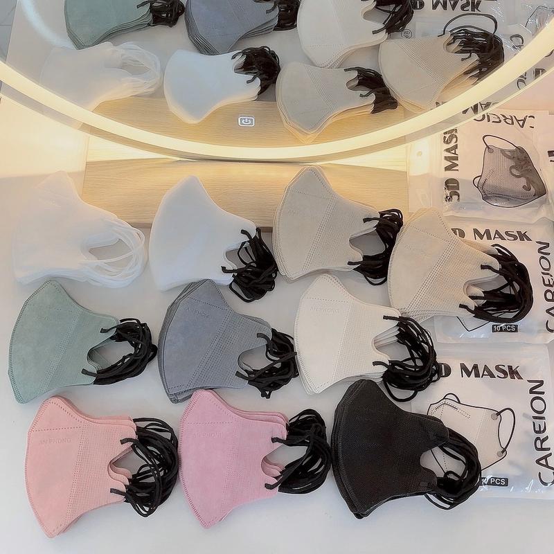 100 cái khẩu trang 5D mask Kiểu Thái Lan 5D mask An Phong 10 màu hottrend Thái Lan 3 lớp kháng khuẩn lọc bụi Ảnh tự chụp Phụ Kiện Accessories Che Mặt chống nắng cho Nam Nữ khautrang
