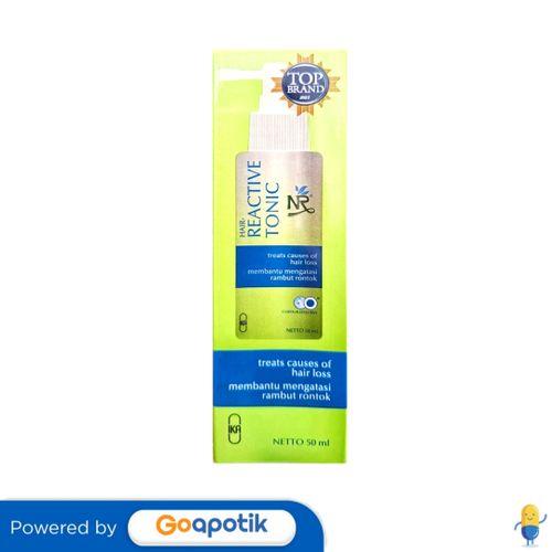 Gambar NR HAIR REACTIVE TONIC 50 ML BOTOL dari Apotek Apollo Surabaya by GoA Kota Surabaya Tokopedia
