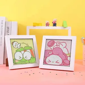 Prakarya DIY Art and Craft Diamond Beads Painting 17x17cm