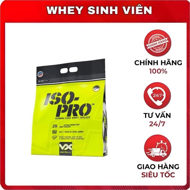 Iso Pro  2lbs (0.9 KG) Thực Phẩm Bổ sung  Hydrolyzed Whey Isolate Vitaxtrong Iso Pro