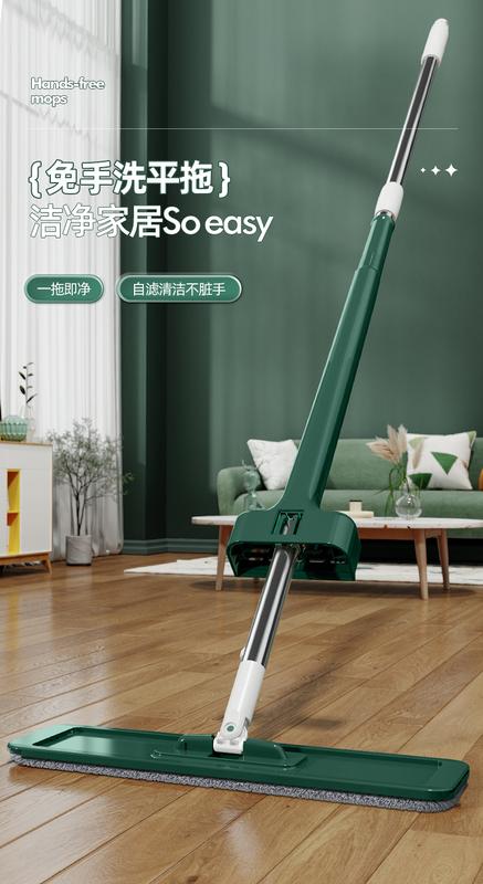 Product Introduction of Flat Mop Household Disposable Mop Bucket New Hand-Free Lazy Mop Mop Floor Mopping Gadget 4