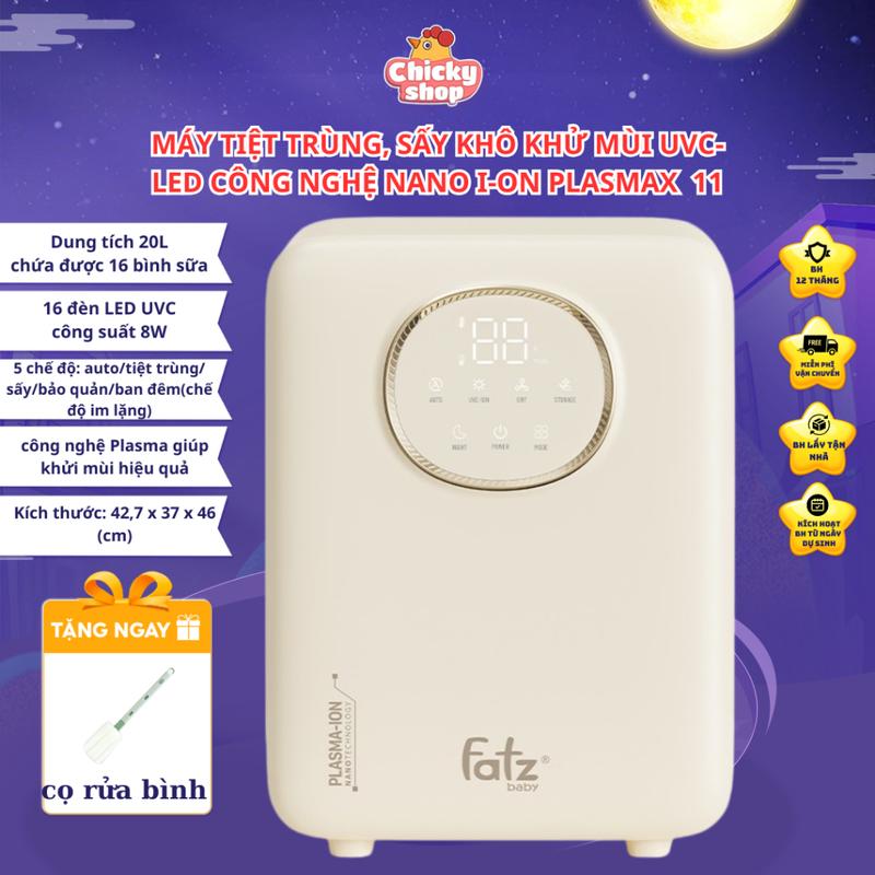 Máy tiệt trùng sấy khô khử mùi UVC-LED công nghệ Nano Plasma Ion PLASMAX 11 20L FB4820ZH
