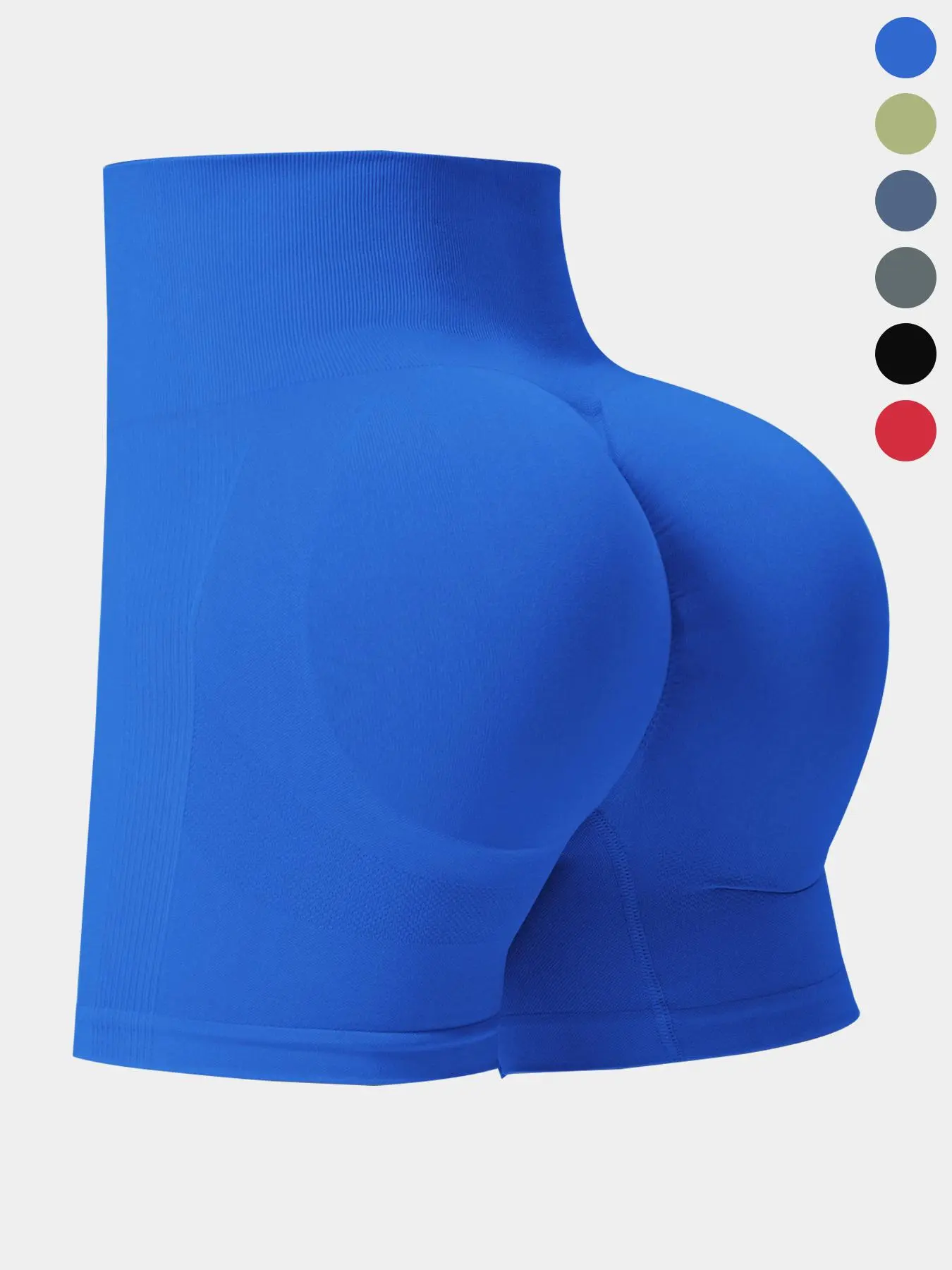 Women's Solid Color High Waist Gym Shorts, Breathable Comfortable Skinny Shorts, High Stretch Yoga Shorts, Ladies Sportswear for Indoor Outdoor Wear, Workout Clothes, Compression Garment, Athletic Shorts