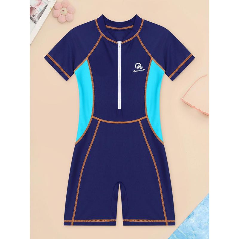 Jizyo Girls Boys Swimming Costume for Surfing Diving Kids Rash Guard Swimsuit UPF 50+ Bathing Suit 5