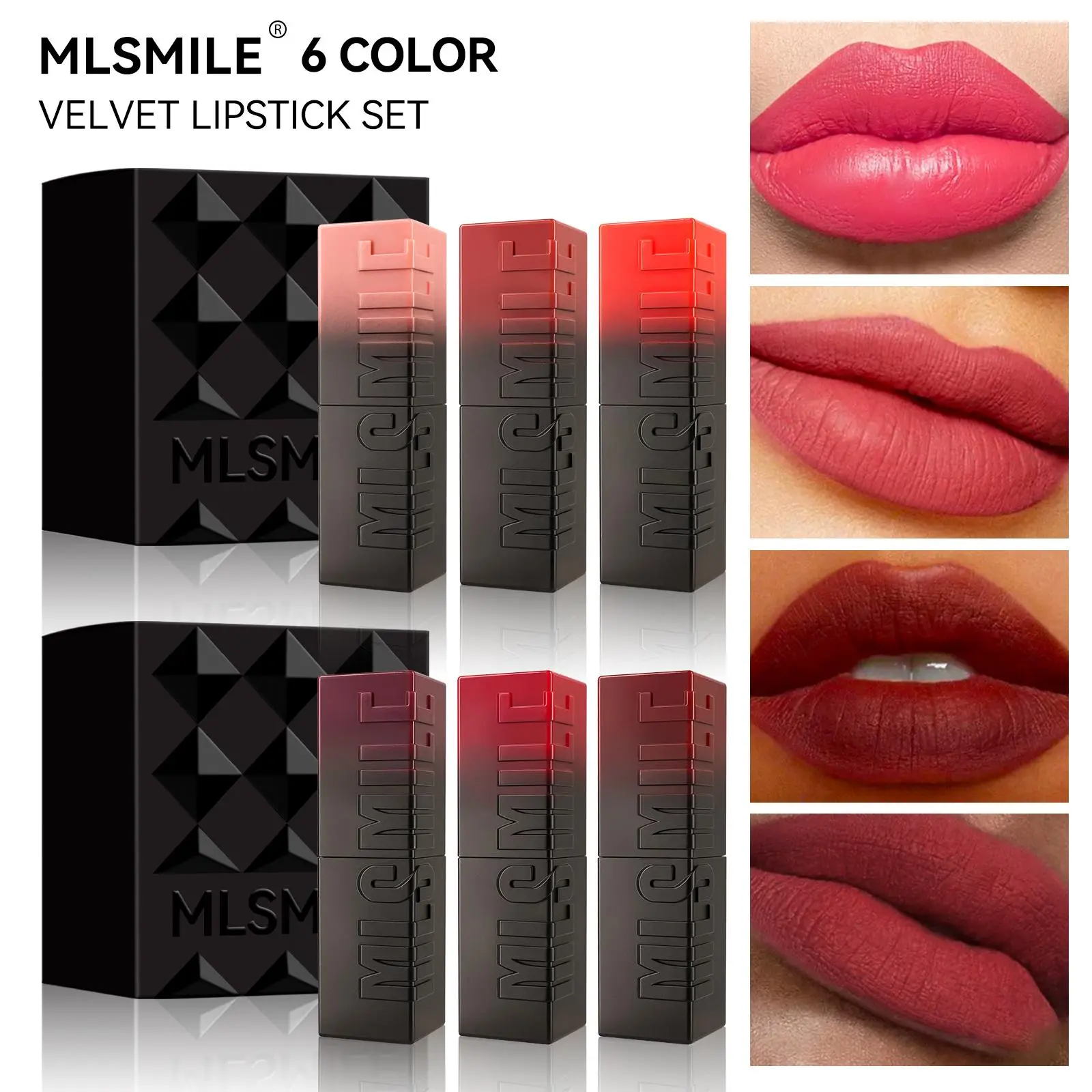 Long Lasting Matte Lipstick, 3 Counts/set Moisturizing Lipstick, Natural Lip Color, Suitable for All Skins, Girls and Women Makeup Accessories