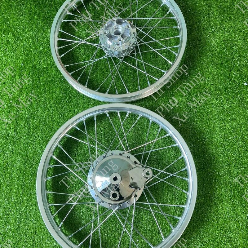 Bánh Căm Future 125 Future LED Wave 100 Wave 110 Đĩa Bằng Căm Đùm Mạ Crom kèm Má Đùm Sau Niềng Vành Nhôm Thái Lan Solute Shopper Shark Có Nhiều Màu Lựa Chọn - Phụ Kiện- Phụ Tùng