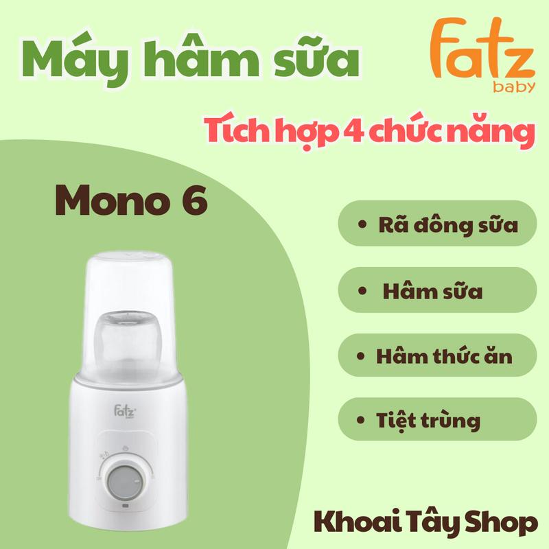 Máy hâm sữa & tiệt trùng Mono 6 Fatzbaby Khoaitayshop