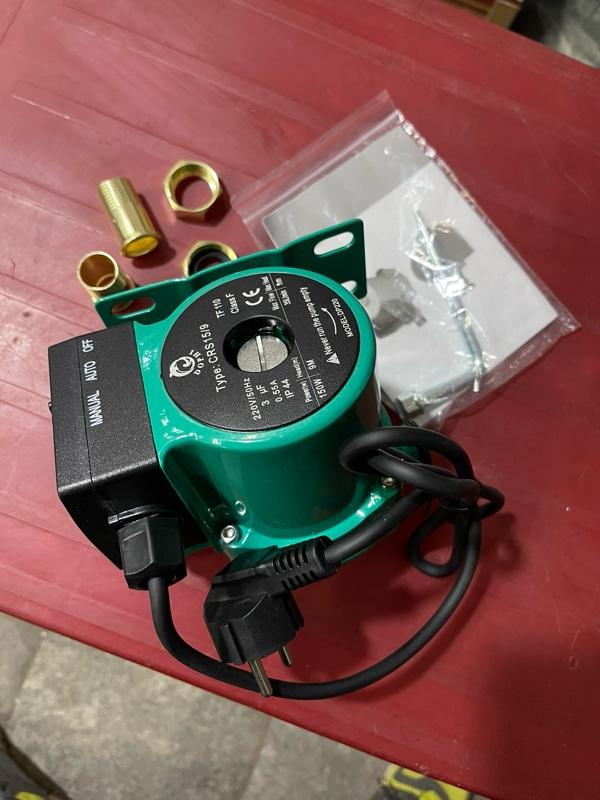 Product Introduction of Máy bơm tăng áp Type : crs 15/9. Dùng điện 220v. Công suất 150W, cột áp là 9m , lượng nước 36lit/ 1 phút 10