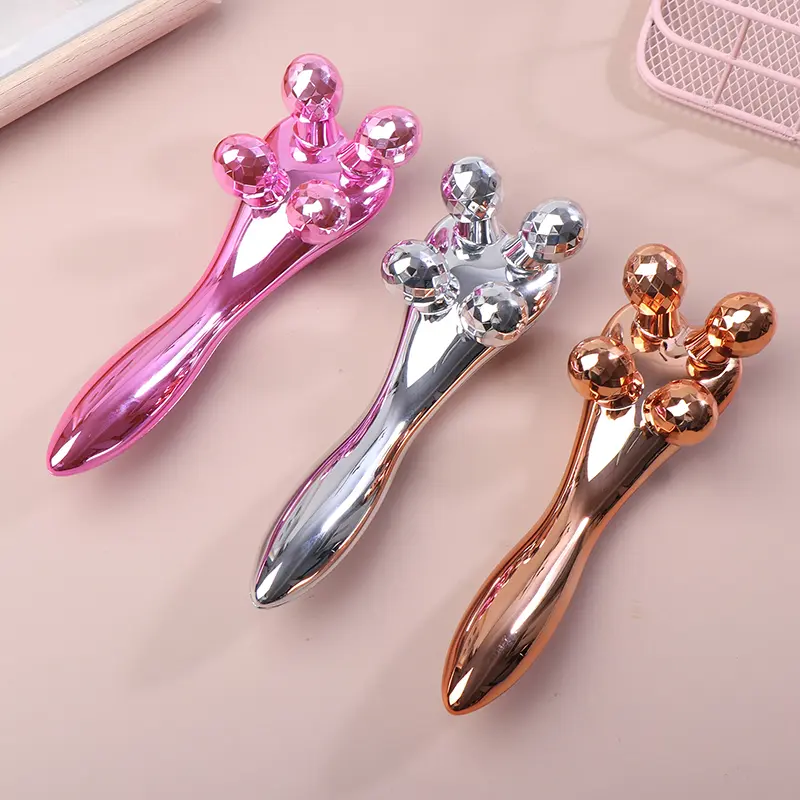 Cây Con Lăn Mát Xa, Dụng Cụ Mát Xa, Máy Massage Cơ Thể Lưng, Mũi, Mắt, Cổ, Dụng Cụ Làm Đẹp, Để Thư Giãn Và Bó Sát, Loại Bỏ Nếp Nhăn, Với Búa Cơ 0