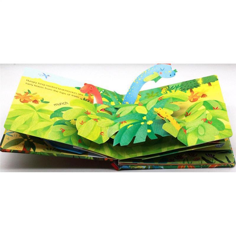 Product Introduction of High Quality Usborne Pop-Up (14 TITLES) Series Books Children Gift Set For Kids Age 2+ Dinosaur Garden Jungle Cinderella Season 21