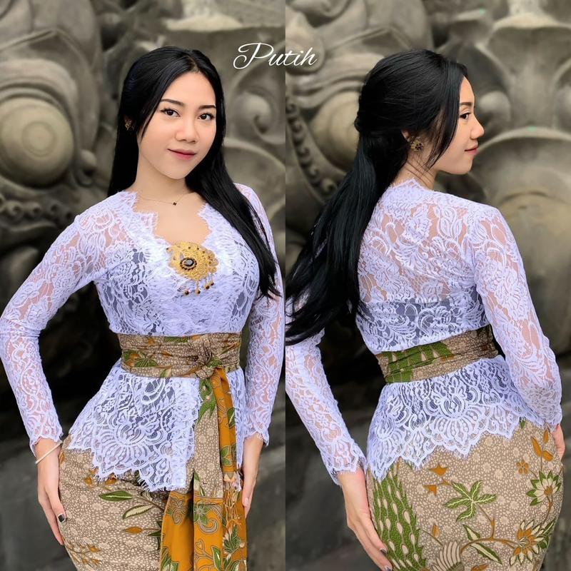 Kebaya jadi bahan semiprancis(atasan saja) Bunga Baju 2