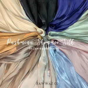 Pashmina Shimmer Silk Pasmina Silk by.fawwazco Jilbab Muslim
