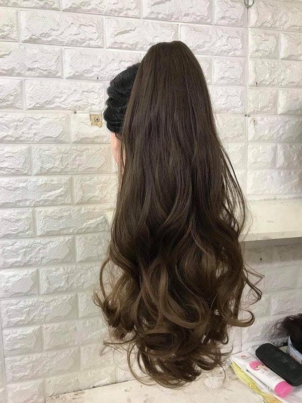 Tóc Giả Ngoạm Xoăn Mã 103 ( 45cm ) Tóc Giả tóc ngoạm xoăn 45cm Women Wig Women Wig