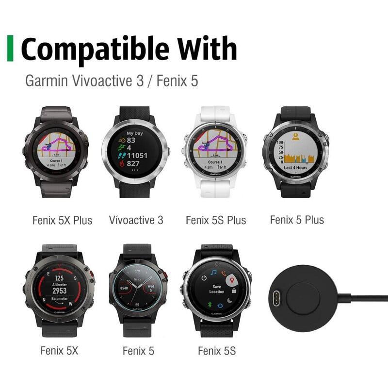 Product Introduction of Dock Charger USB Charging Cable Cord for Garmin Fenix 5/5S/5X Plus 6/6S/6X/7/7S/7X Pro Sapphire Venu Vivoactive 5/4/3 945 245 45 Quatix 5 venu 3 3S 2s SQ 31