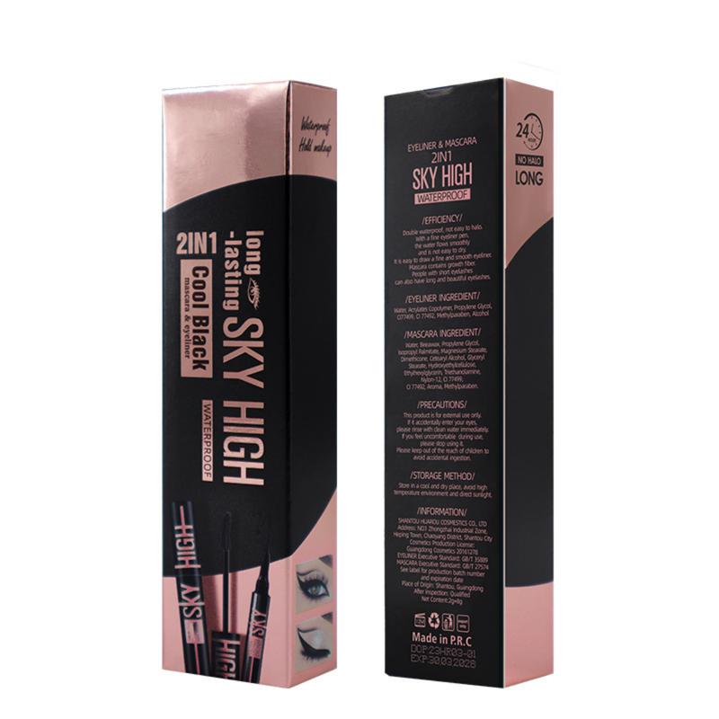 Chuốt mi, bút kẻ mắt 2in1 Tuz, Eyeliner & Mascara chống thấm nước, bền màu cả ngày, nhỏ gọn, tiện lợi 3