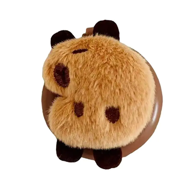 Lược Đệm Khí Gấp Gọn, Thiết Kế Capybara, Có Gương, Cầm Tay Thích Hợp Đi Du Lịch, Lược Capybara, Dành Cho Nữ, Cọ Mát Xa Chống Tĩnh Điện, Dụng Cụ Tạo Kiểu Tóc 6